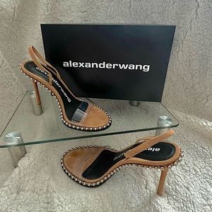 Alexander Wang Nova Clay Suede/PVC 38.5